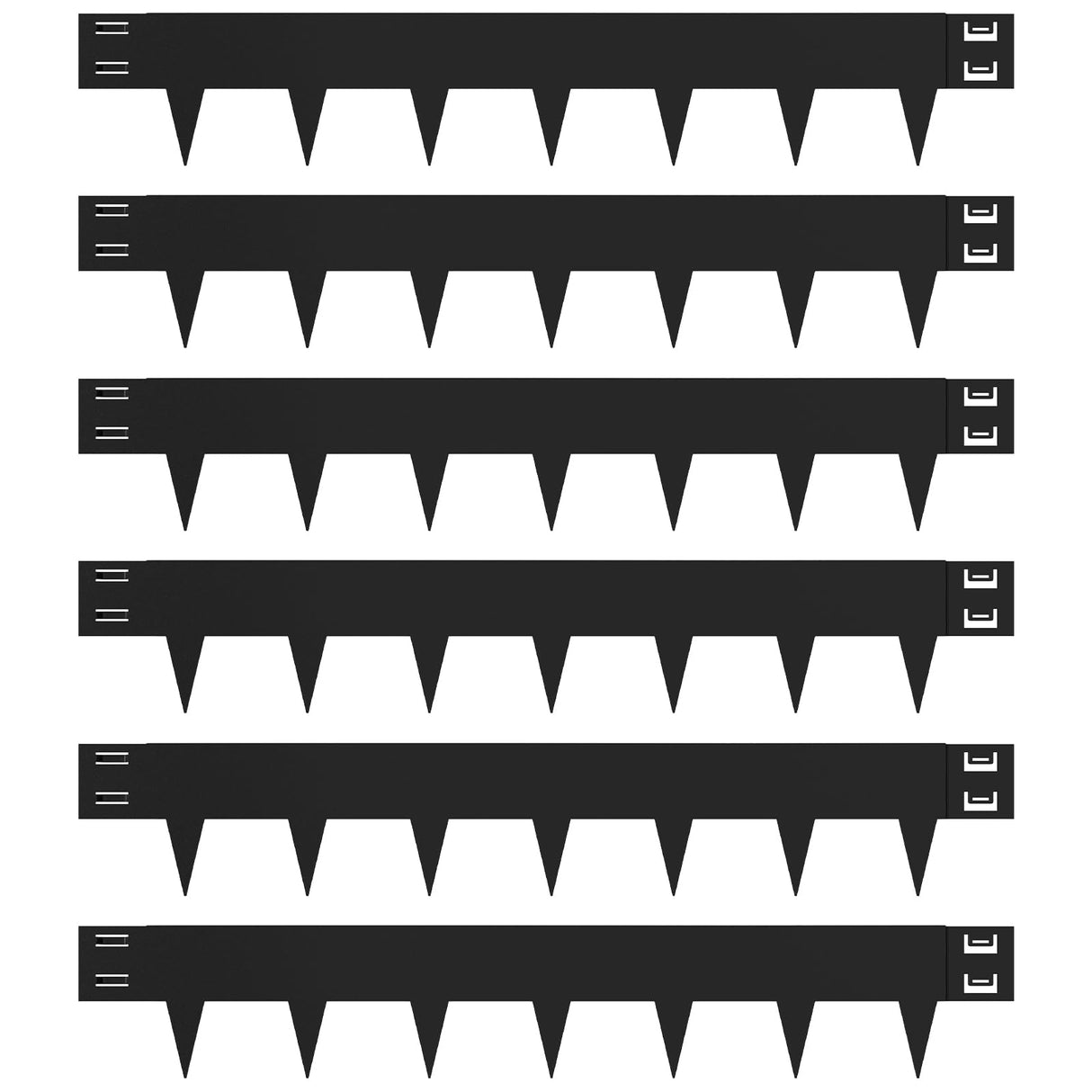 Gardenaire Metal Landscape Edging 6 Pack,40'' L x 6'' H