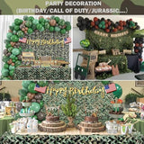 Camo Netting Camouflage Netting 20X20 10X20 10X10 Bulk Roll Burlap Camo Tarp Sunshade Net for Hunting Blind Military Dinosaur Birthday Theme Party Decoration Camping Shooting