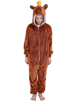 ABENCA Capybara Onesie Kids Costume Animal Girls One Piece Pajamas Cosplay Halloween Christmas.130