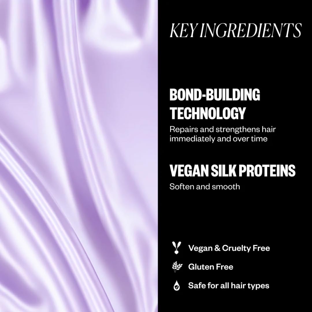 IGK Bond-Building Repair Set | ANTISOCIAL Bond-Building Dry Hair Mask + CASH IN Instant Repair Serum | Repair + Protect + Soften | Vegan + Cruelty Free