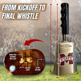 Chrome Plated Mississippi State 10-inch Cowbell with M-State Logo