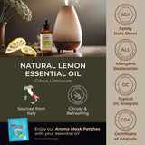 Gya Labs Lemon Essential Oil for Diffuser & Candle Making Scent - Huge 4 Fl Oz - 100% Pure Natural Lemon Oil for Skin, Cleaning, Refreshing Scent for Aromatherapy, DIY & Candle Making