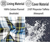 0 Degree Sleeping Bag 100% Cotton Flannel XXL for Adults Big and Tall Cold Weather Winter Zero Degree Camping,Free Compression Sack