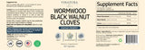 VINATURA Wormwood Black Walnut Clove Capsules - Cleanse, Detox, Intestinal Guard Formula Supplement for Humans, with Wormwood herb, Black Walnut Extract Combination, 60 Capsules