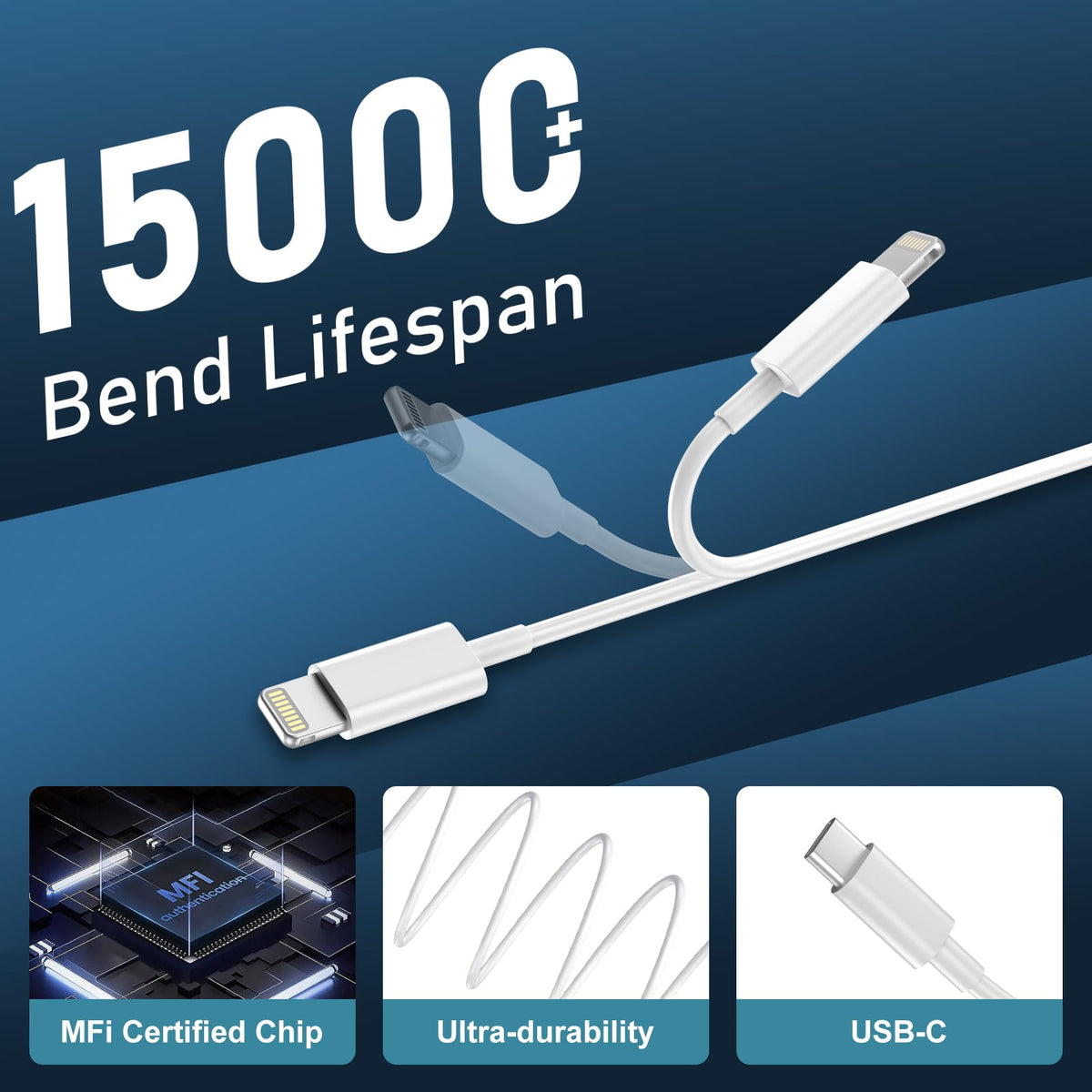 iPhone 14 13 12 11 Charger Fast Charging 20W USB C Charger Type C Charger Fast Charging Block with 10FT Long USB C to Lightning Cable for iPhone 14/13/12/12 Pro Max/11/Xs Max/XR/X,AirPods Pro,2 Pack