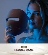 JOVS Red Light Therapy Mask for Face, LED Face Mask Light Therapy with Near-Infrared Red Light, 4 Modes and Portable Skin Care Tools for Home Use