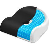 TranquilRelax Seat Cushion Office Chair Cushion for Back & Tailbone & Sciatica Pain Relief, Black Memory Foam Desk Chair Cushion Pressure Relief Seat for Long Sitting Car Drivers, Office Worker