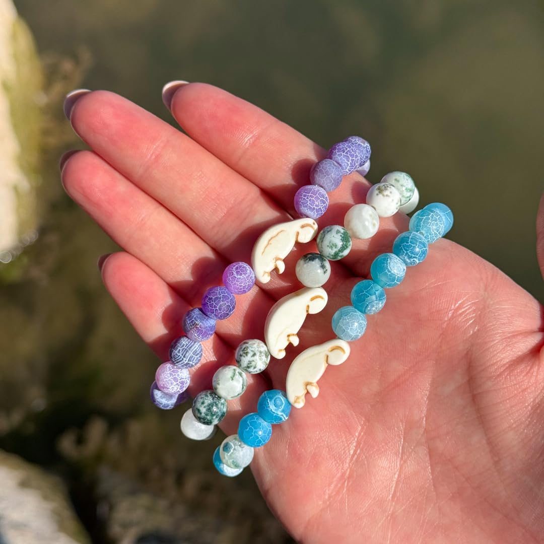 Fahlo Drift Manatee Tracking Bracelet, Sky Stone, One Size
