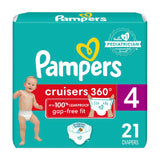 Pampers Diapers - Cruisers 360 - Size 6, 48 Count, Babyproof up to 100% Leakproof Pull-On Diaper
