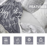 Pubrave Get Well Gifts for Women/Men, Birthday Gifts Hug Blanket 60x50in