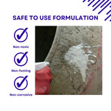 Akona Concrete & Masonry Dissolver - Remover for Cement, Splatter, Concrete, Grout, Brick, Mortar, & More, Ideal for Tools & Walls (28 Ounces)
