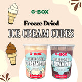 G-BOX Freeze Dried Ice Cream Cubes, Vanilla Flavor, 5 oz| Freeze Dried Camping Food, NASA Space Dessert, Halloween Candy, Perfect for Camping, Outdoor, Party (5 OZ, Vanilla)