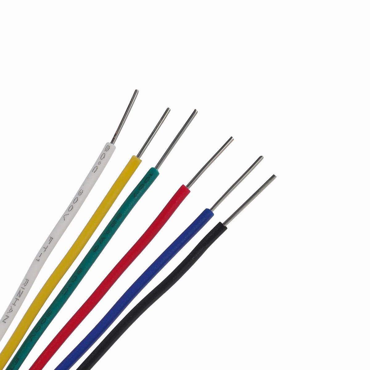 TUOFENG 22 AWG Wire Solid Core Hookup Wire, 6 Different Colored Breadb ...