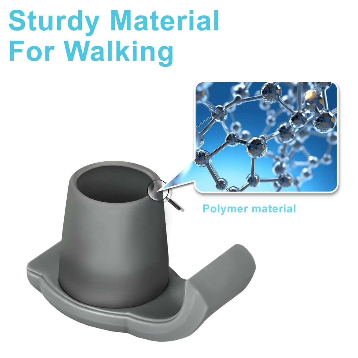 Dotday 8 Pack Walker Skis Glides, Universal Walker Accessories for Seniors Mobility Aid Accessory