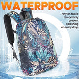sunhiker Small Cycling Hiking Backpack Water Resistant Travel Backpack Lightweight Daypack M0714 （20-25L） (Leaf)