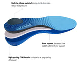 Plantar Fasciitis Feet Insoles Arch Supports Orthotics Inserts Relieve Flat Feet, High Arch (Mens 4-4 1/2 | Womens 6-6 1/2)