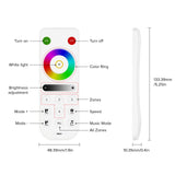 BTF-LIGHTING SP630E Bluetooth Controllers 4 Zones 2.4GHz RF RB3 Remote Kit Support FCOB COB SMD PWM or SPI RGB RGBW LED Strip WS2811 WS2812B WS2814 WS2815 SK6812 IC etc DC5V DC12V DC24V