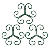 Plant Stem Support Set, 2025 New Reusable Plastic Climbing Plant Support Plant Trellis 3/6 Pcs, Upgrade Climbing Houseplant Support Stakes for Indoor Plants Stem Holder (3, Green)