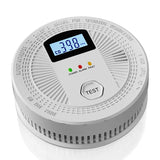 Combination Carbon Monoxide and Smoke Alarm with Digital Display, Battery Operated Smoke and Carbon Monoxide detectors 1-Pack