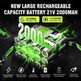 Mini Chainsaw, 6 Inch Hand Saw with Electric Chainsaw Function, Cordless Hand Saw for Wood Cutting, Yard Tools and Gardening with Batteries and Chains Garden Tools Gifts for Dad Men Husband