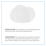 Consult Beaute - Regenerol - Retinol Exfoliating Facial Treatment Discs - Micro Exfoliation for Face - Smoother Skin - 60 Disposable Wipes