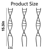 Goooxim DNA Spiral Plant Trellis Indoor - Durable Metal Trellis for Potted
