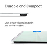 Etekcity Scale for Body Weight, Bathroom Digital Electric Scale for People, Measures Weight up to 400 lbs, White