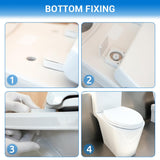 Round Toilet Seat 16.5" - Soft Close, Durable PP Toilet Seat, Easy Installation & Removal, Fits Most Toilet Bowls