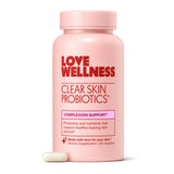 Love Wellness Clear Skin Probiotic | Clear Up Hormonal Acne Pimples, Redness & Pore Minimizer | Skin Care with Zinc, Bifidobacterium Longum & Chaste Tree Fruit Extract | Acne Treatment | 30 Count