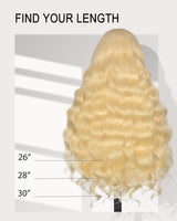 faazo 30 Inch 613 13x6 Lace Front Wig Human Hair 200 Density Blonde Wig Human Hair 613 Hd Lace Frontal Wig 13x6 Body Wave Lace Front Wigs Human Hair Pre Plucked 613 Wig