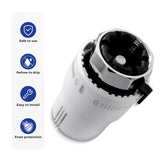 VANCOCO 2pcs M30×1.5 mm Radiator Thermostat Valve Heads, Thermostatic Radiator Valve Heads for Home Office Heating Systems, TRV