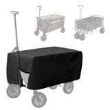 Outdoor Folding Wagon Cover 600D Oxford Cloth Protective Cover Waterproof Garden Wagon Cart Cover Heavy-Duty Dustproof Covers for Collapsible Wagon Carts (97*56*51cm/38 x 22 x 20 inch)