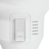 Feit Electric BR30 LED Flood Light Bulb, 65W Equivalent, Dimmable, 5CCT, Adjustable White, 650 Lumens, Indoor/Outdoor Residential & Commercial Use, 17,000-Hour Lifespan, BR3065DM5CCTCA15K/6, 6-Pack