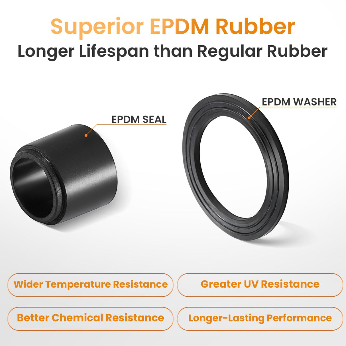 QILIPSU 50pcs 1/4" NPT Cable Gland Waterproof IP68 Nylon Cable Pass Through Cord Grip Connector Strain Relief Wire Grommet