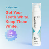 Smileactives Teeth Whitening Kit - 1oz (Pack of 3) - Features Clinical-Grade Hydrogen Peroxide for Long Lasting White Teeth, Simply add to Toothpaste to Permanently Remove Coffee Stains & More!