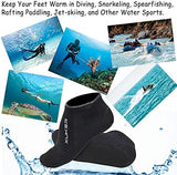 XUKER Neoprene Water Socks 3mm, Sand Proof Beach Volleyball Socks Water Shoes Diving Boots for Outdoor Water Sports