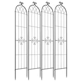 VEVOR 4 Packs Metal Garden Trellis for Climbing Plants Outdoor 87x21in, Rustproof Plant Tall Trellis for Rose Vine Flowers and Vegetables