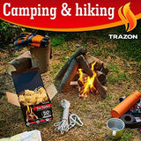 All Natural Wood Fire Starters: Fireplace Camping Charcoal Starter Grill BBQ Chimney Wood Stove Campfires Fire Pit. Fatwood Sticks. Camp Firestarter, Fire Tools. Fire Starter Outdoor/Indoor/Travel