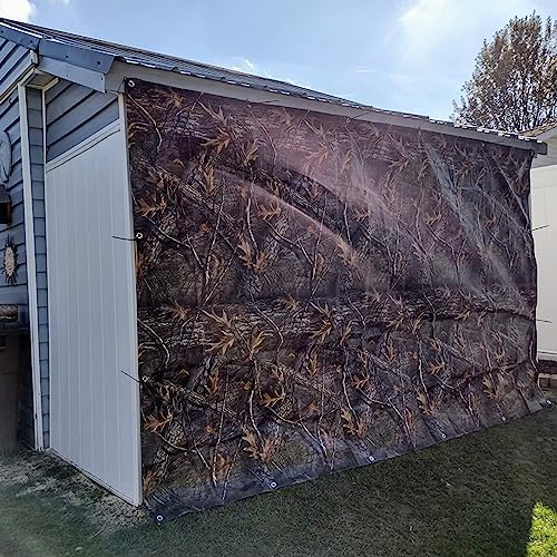 Heavy Duty 9 Mil Tarp Cover Waterproof UV Resistant Tarpaulin Used for Outdoor, Hunting, Camping, Backpacking, Canopy Tent, Ground Tarp, Cover Boat, Motorcycles, Roofs, Wood