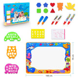 Water Doodle Mat - Kids Color Painting Toy, Gift Set for Toddlers 2-7