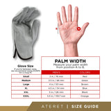 ATERET 120 Pairs Medium Heavy Duty Durable Cowhide Leather Work Gloves I Driver Gloves for Truck Driving, Warehouse, Gardening, Farming
