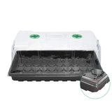 MIXC 10 Pack Humidity Dome 7" Tall Extra Strength, 1020 Growing Trays Cover, Propagation Seed Cloning Lid Vented for 10 x 20 Inch Flat Tray and Seed Starting Germination