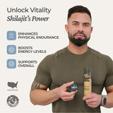 NATURAL SHILAJIT Resin - Shilajit for Men & Women with Fulvic Acid & Trace Minerals, Plant Based Nutrients for Energy, Immune Support & Vitality Resin