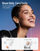 Hearprotek Concert Ear Plugs, 2Pairs Reusable high Fidelity Musician Ear Plugs for Concerts Loud Music-Noise Reduction Ear Protection earplugs for Rave,Festival,Music,Tinnitus Relief