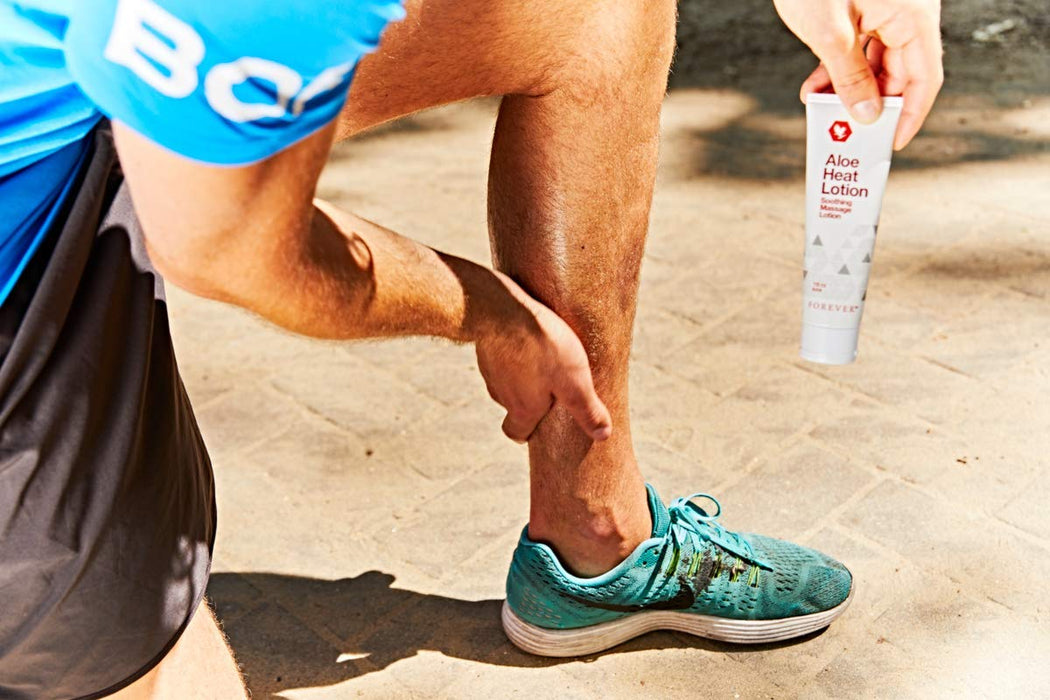 Aloe Heat Lotion Soothing Massage Lotion 4 fl. oz. (118 ml) By Forever (1 X Lotion)