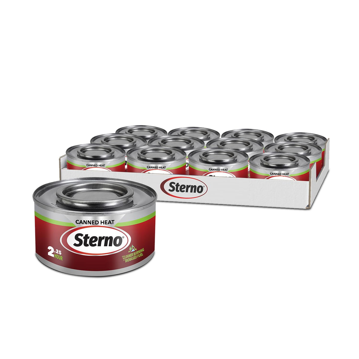 Sterno Fuel Cans - 2.25 Hour Burn, (12-Pack) Chafing Dish Fuel Can Bur ...