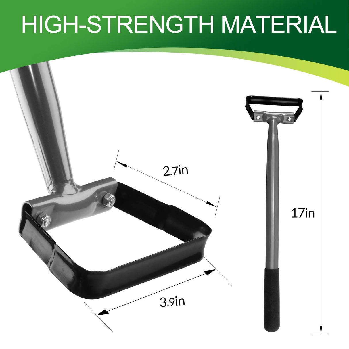 Walensee Stirrup Hoe,Garden Hand Scuffle Hoe for Weeding and Soil Loosening