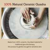 MEDITHERAPY SOKSAL GUASHA,Ceramic Gua Sha,Body Massage Tool, Korean Body Guasha, Guasha Board, Face Lift, Muscle Relief Massage Board (Body Massager)