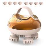 arboleaf Electric Scalp Massager Head Massager Scalp Stress Relax, 5 in 1 Kneading 128 Massage Nodes, Waterproof Hair Massage with 8 Removable Claws Cat Scratcher