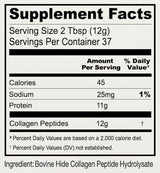 Anthony's Collagen Peptide Powder, 1 lb, Pure Hydrolyzed, Gluten Free, Keto and Paleo Friendly, Grass Fed, Unflavored, Non GMO